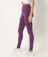 Diva High Waist Leggings(Purple) - Waaka