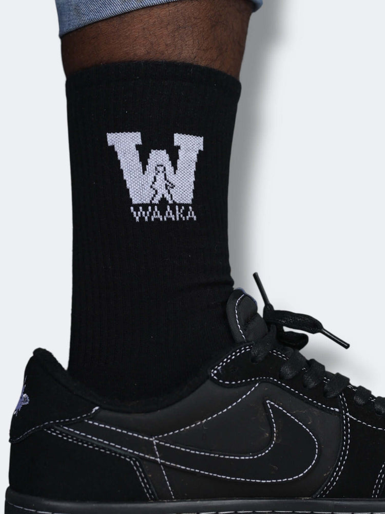 J5 Unisex Performance 2-Pack Socks (Black) - Waaka