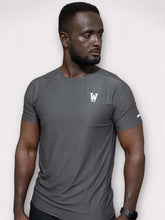 Surge Patterned Active T-Shirt [Dark-Grey] - Waaka