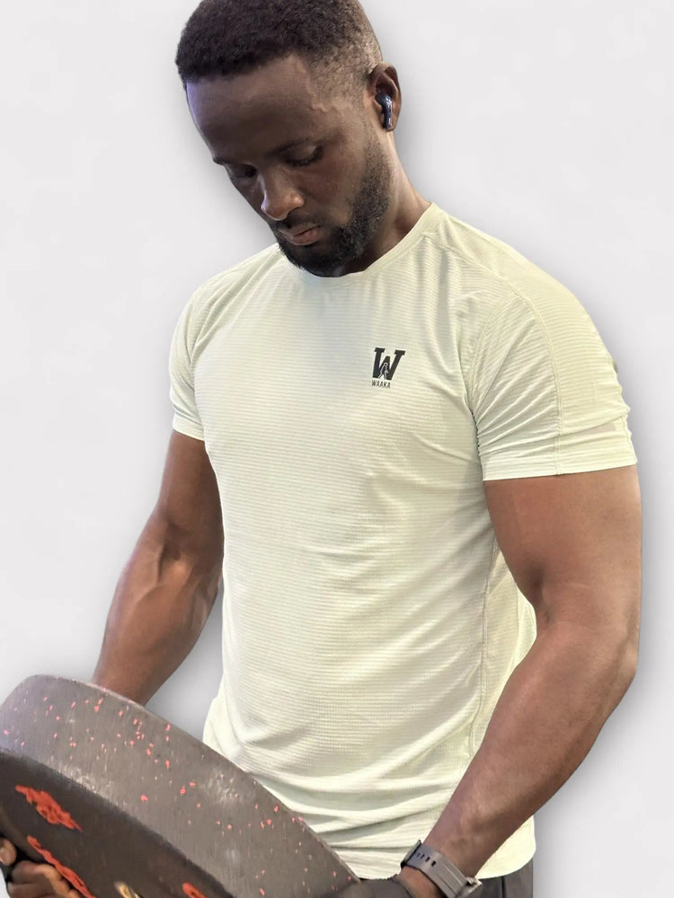 Surge Patterned Active T-Shirt [Mint-Green] - Waaka