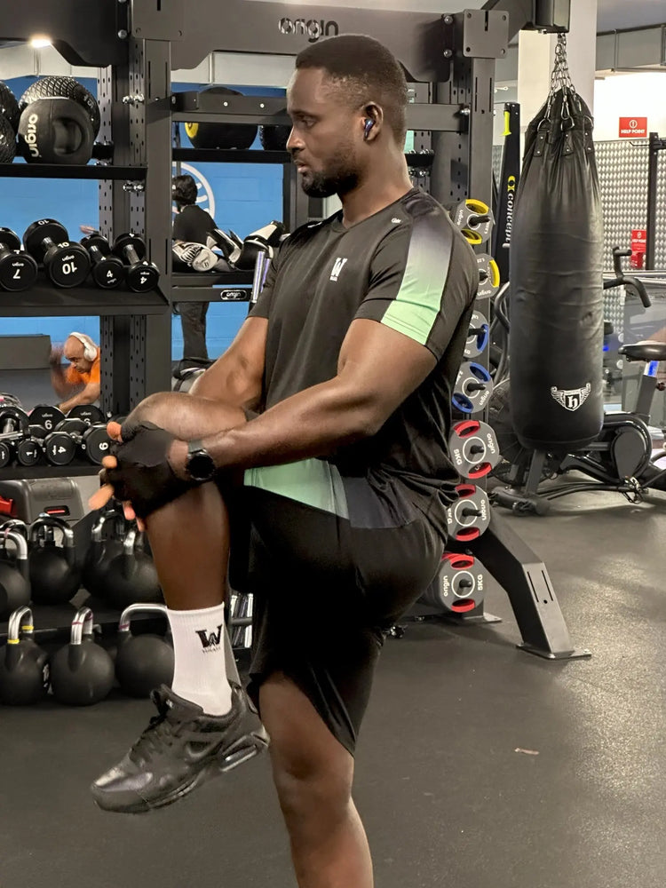 Eco Training T-Shirt [Black-Green] - Waaka