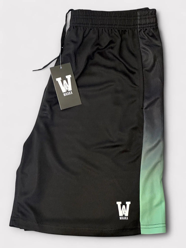 Eco Training Short [Black-Green] - Waaka