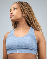 Lustra Embroidery Sport Bra (Blue) Waaka
