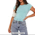Fluxa Ladies Short Sleeve T-shirt (Light Blue) - Waaka